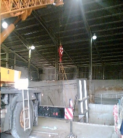 Pharmacutical equipment installation, machine movement ,machine moving 
